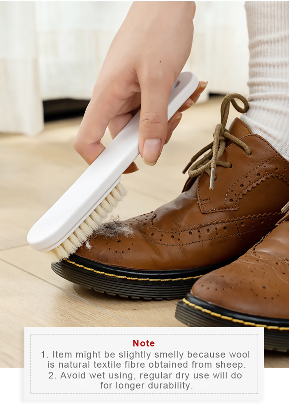 Wool shoe brush-9